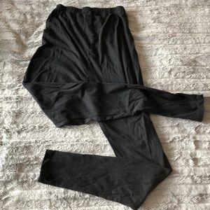 ASOS DESIGN black Maternity pyjama jersey legging